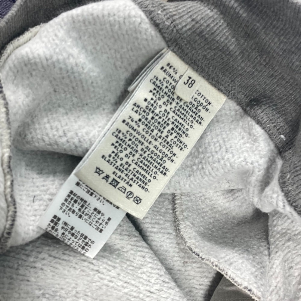 HERMES 長ズボン 総柄 ボトムス スウェット アパレル パンツ コットン レディース グレー