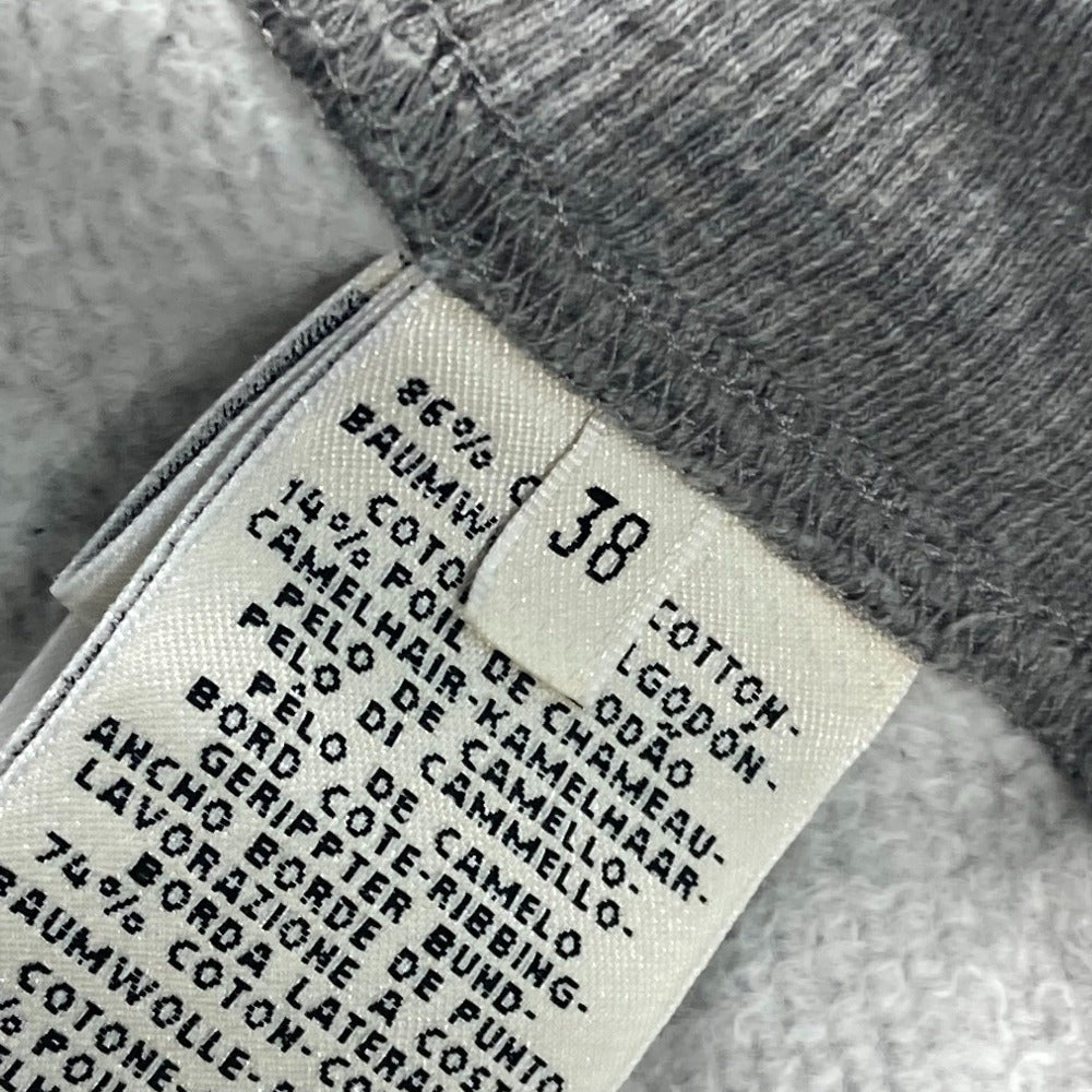 HERMES 長ズボン 総柄 ボトムス スウェット アパレル パンツ コットン レディース グレー