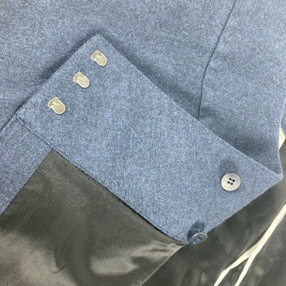 HERMES 無地 ボトムス アパレル スカート ウール レディース ネイビー - brandshop-reference