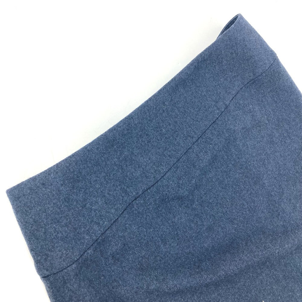 HERMES 無地 ボトムス アパレル スカート ウール レディース ネイビー - brandshop-reference
