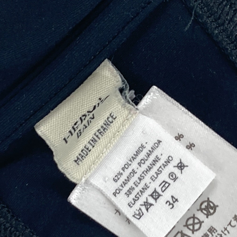 HERMES シェーヌダンクル ビキニ スイムウエア 水着 ナイロン レディース ブラック