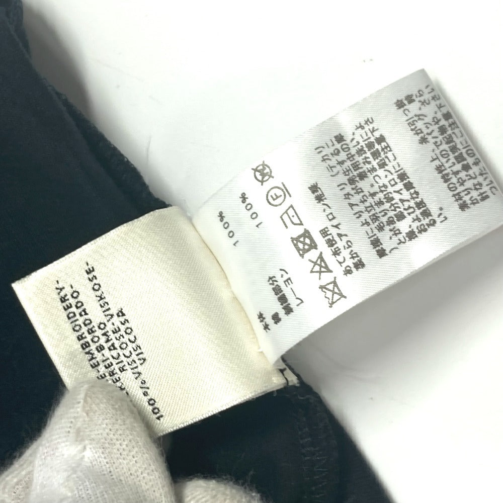 HERMES ロング Tシャツワンピース アパレル シャツワンピ アパレル ワンピース コットン レディース ブラック