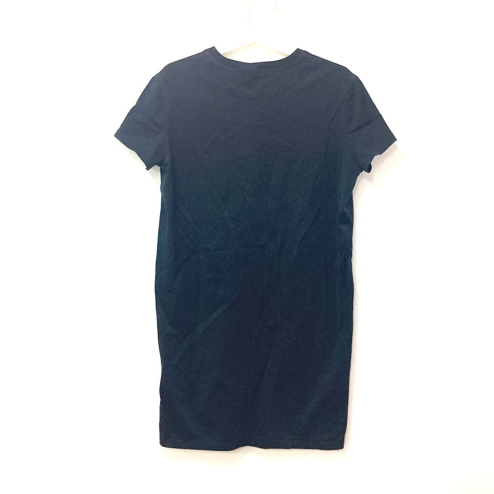 HERMES ロング Tシャツワンピース アパレル シャツワンピ アパレル ワンピース コットン レディース ブラック