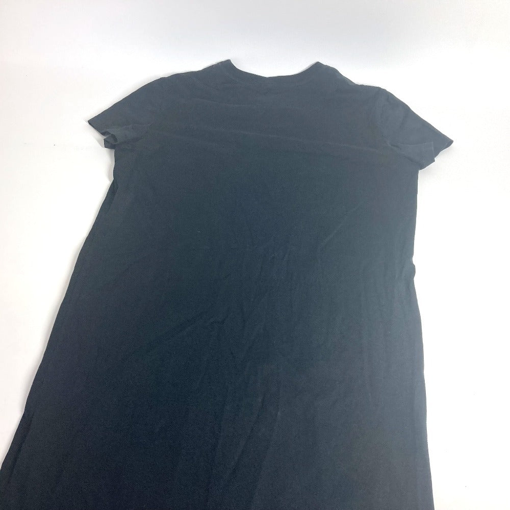HERMES ロング Tシャツワンピース アパレル シャツワンピ アパレル ワンピース コットン レディース ブラック