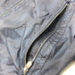 HERMES 2025 Men's Navy Zip-Up Hooded Jacket, Polyester