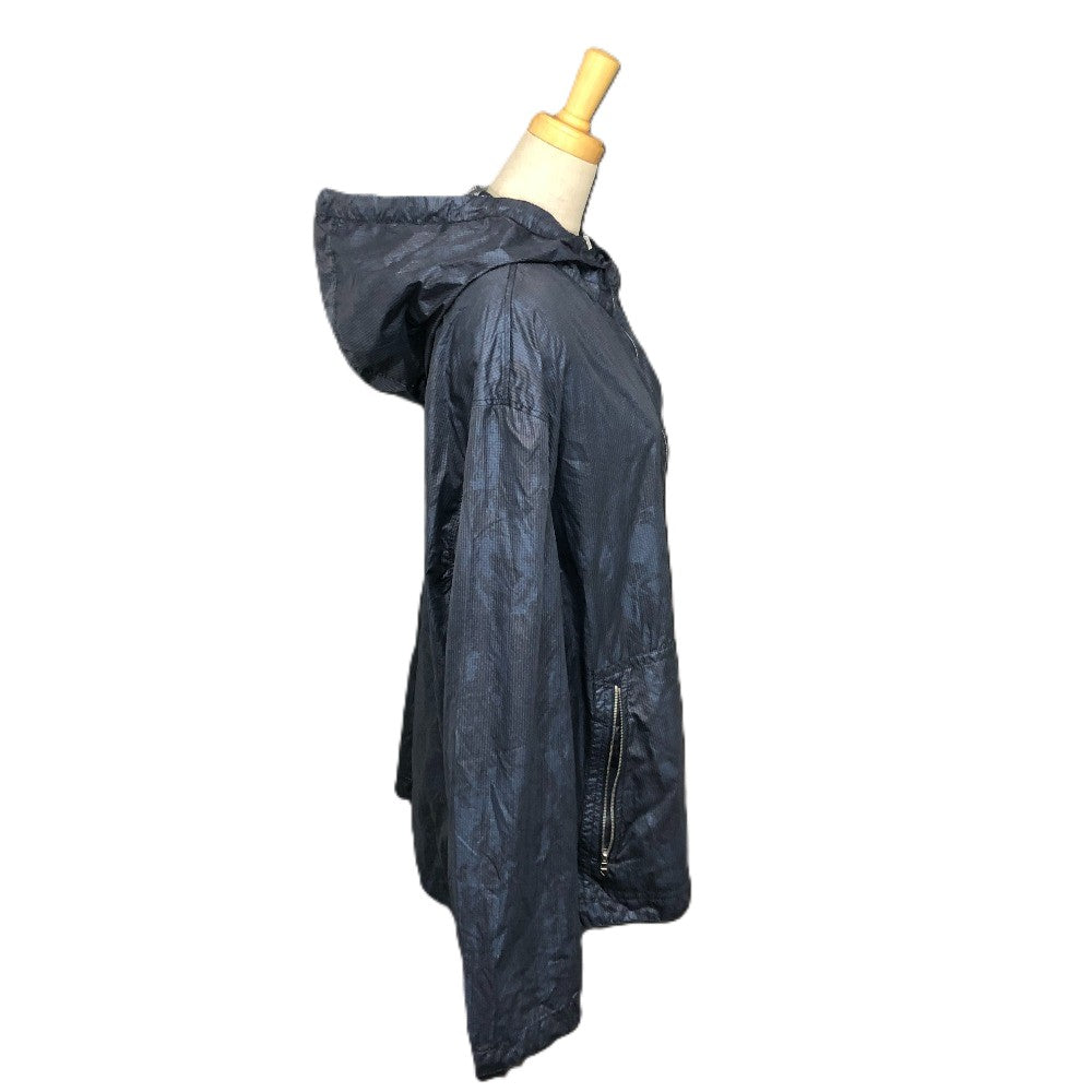 HERMES 2025 Men's Navy Zip-Up Hooded Jacket, Polyester
