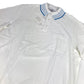 HERMES H logo line apparel apparel top shirt collared cotton polo shirt men's white