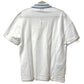 HERMES H logo line apparel apparel top shirt collared cotton polo shirt men's white