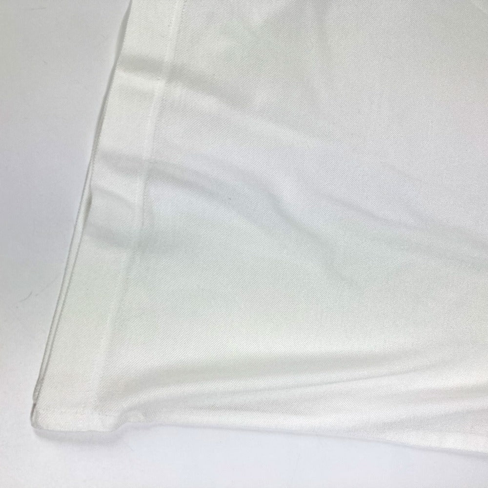 HERMES H logo line apparel apparel top shirt collared cotton polo shirt men's white