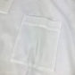 HERMES H logo line apparel apparel top shirt collared cotton polo shirt men's white