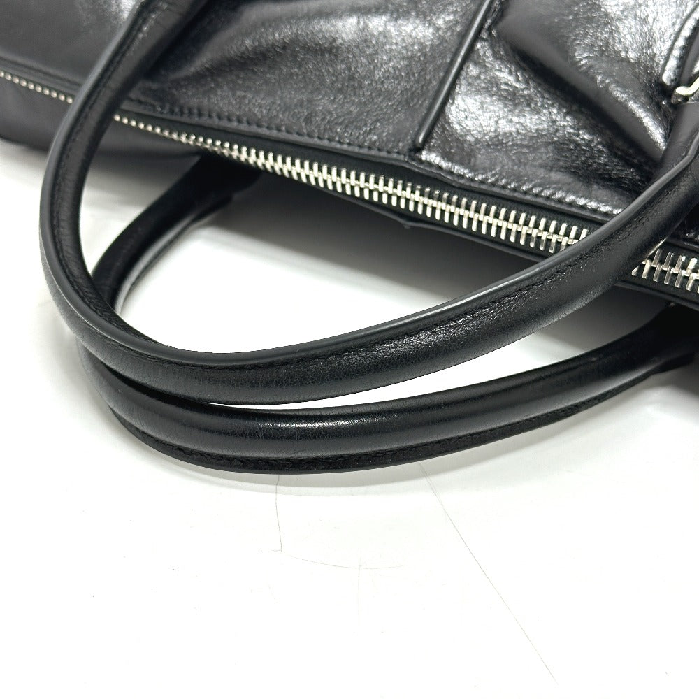 TOD’S Dスタイル カバン ハンドバッグ レザー メンズ ブラック