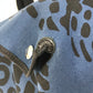 HERMES Shoulder Bag, Leopard Print, Beach Bag, Tote Bag, Canvas, Women's, Navy