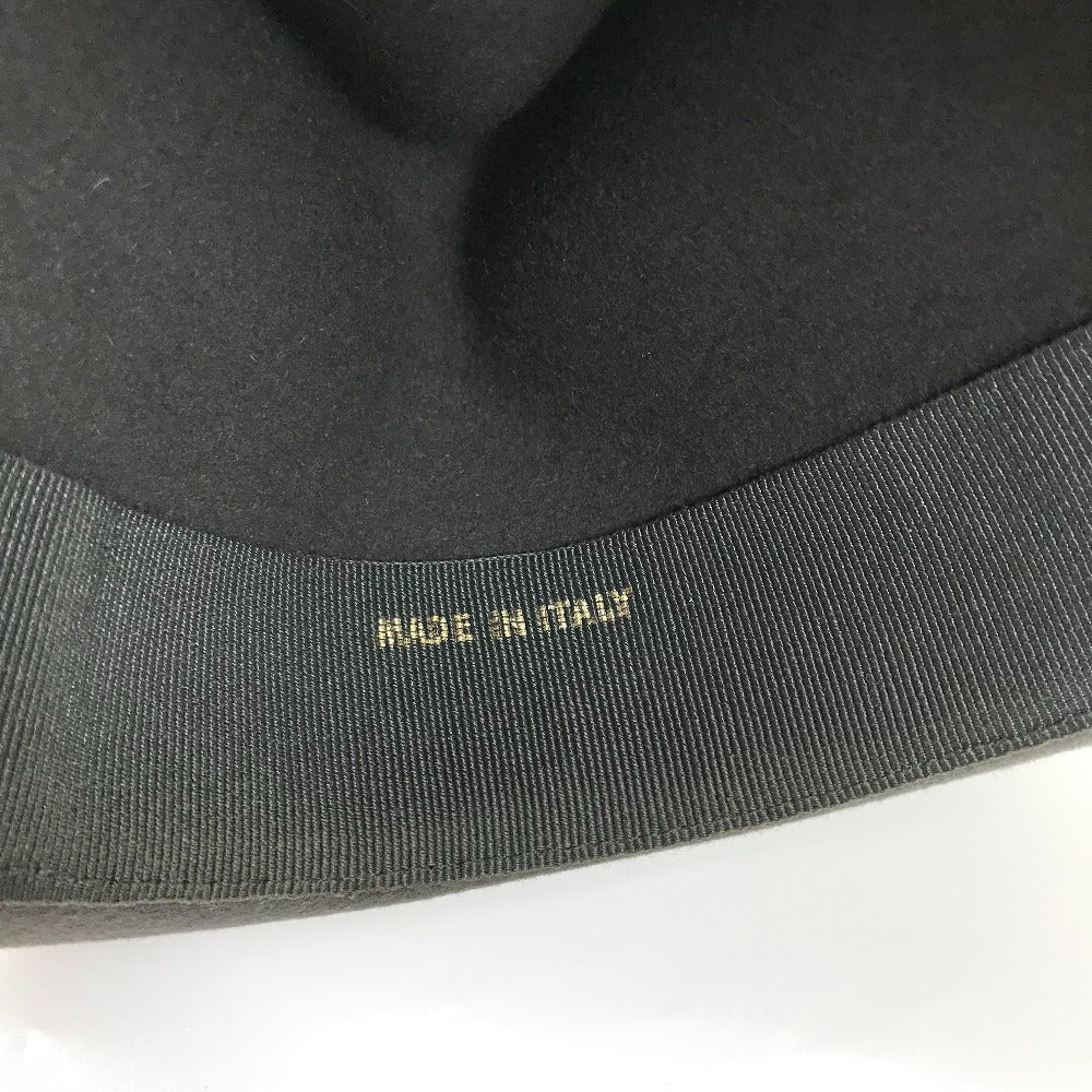 HERMES 帽子 ハット帽 ハット メンズ グレー系
