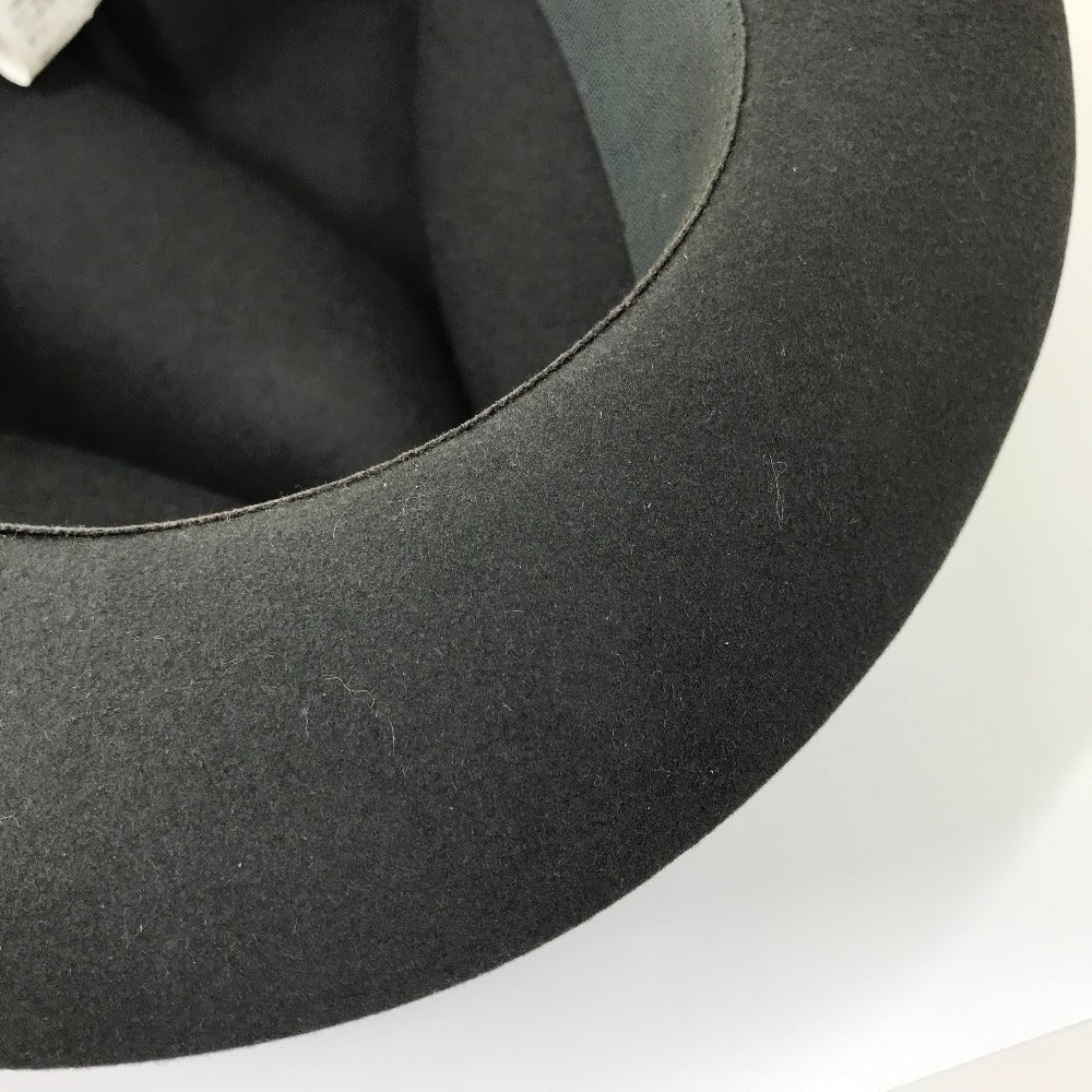 HERMES 帽子 ハット帽 ハット メンズ グレー系