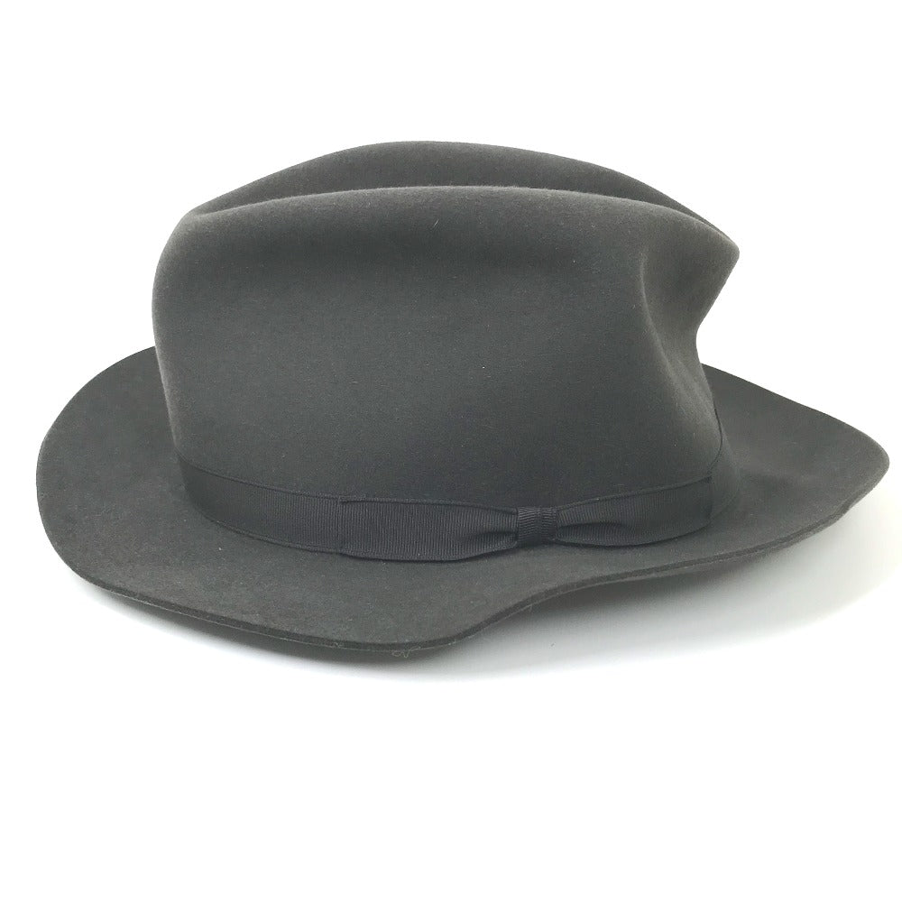 HERMES 帽子 ハット帽 ハット メンズ グレー系