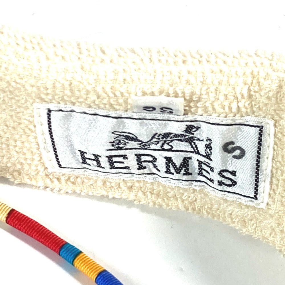 HERMES パイル 帽子 サンバイザー コットン レディース アイボリー系 - brandshop-reference
