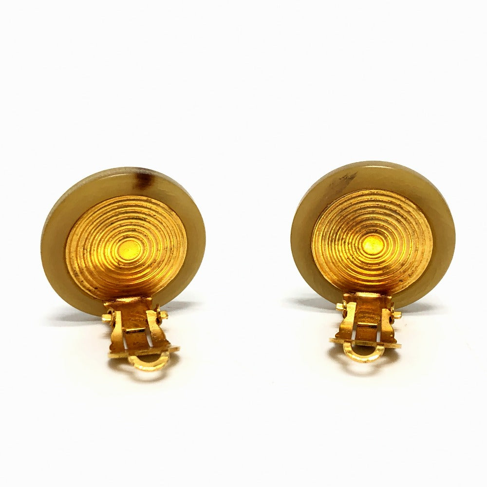 HERMES バッファローホーン イヤリング アクセサリー 小物 イヤリング バッファローホーン レディース ベージュ