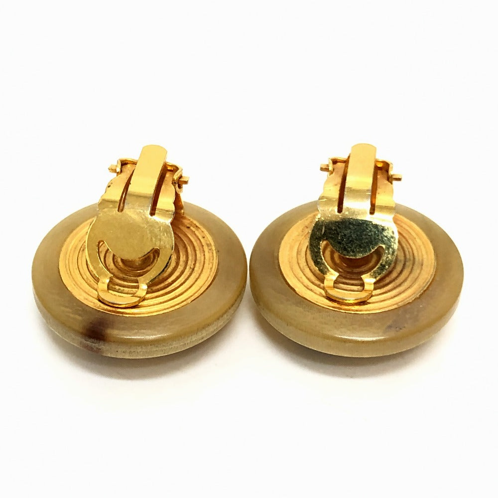 HERMES バッファローホーン イヤリング アクセサリー 小物 イヤリング バッファローホーン レディース ベージュ