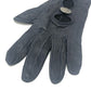 HERMES H button One-handed, left-handed, short leather glove, fashion accessory. Glove Leather Black Used