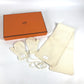HERMES Baby Mitten &amp; Scarf Set, 100% Cashmere, Kids, White