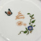 HERMES Flower Bird Butterfly Siesta Kitchenware Tableware Saucer Plate Ceramic Unisex Multicolor