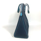 HERMES Sac Ivaux PM Handbag, Business Bag, Tote Bag, Canvas/Leather, Women's, Blue