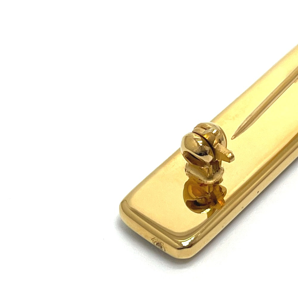 HERMES Takayaki enamel pintuck brooch in gold, metal, for women.