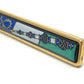 HERMES Takayaki enamel pintuck brooch in gold, metal, for women.