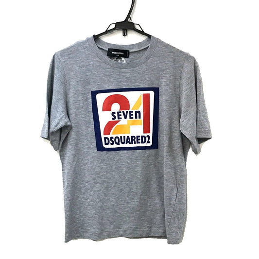 DSQUARED2 24SEVEN EASY TEE アパレル アウター 半袖 シャツ トップス 半袖Ｔシャツ コットン レディース グレー