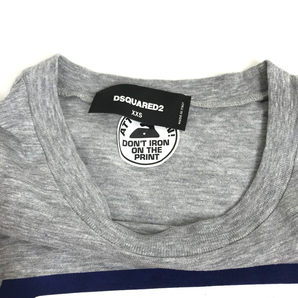 DSQUARED2 24SEVEN EASY TEE, Women's Short Sleeve Cotton T-Shirt, Gray