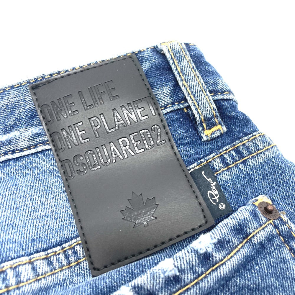 DSQUARED2 S73LA0295 ボトムス アパレル ズボン ジーパン スマーフ コラボ デニムパンツ デニム レディース ブルー