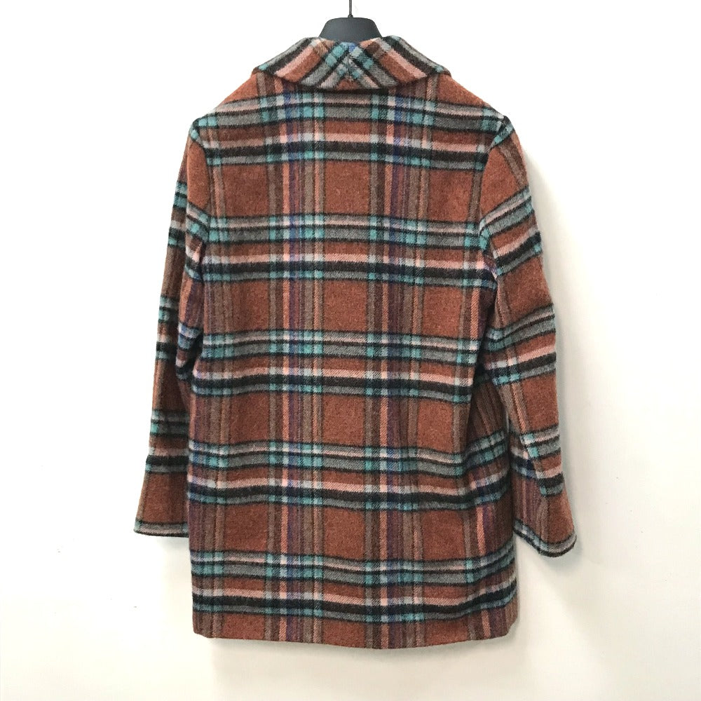 DSQUARED2 S75AA0396 2023年最新モデル チェック柄 コート 長袖 アウター ジャケット ウール レディース マルチカラー