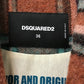 DSQUARED2 S75AA0396 2023年最新モデル チェック柄 コート 長袖 アウター ジャケット ウール レディース マルチカラー