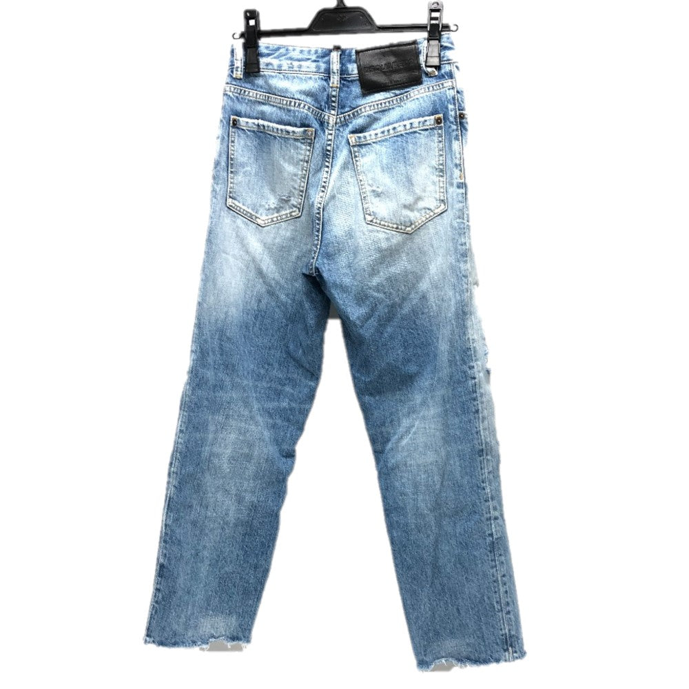 DSQUARED2 S75LB0808 ダメージ ジーンズ デニムパンツ ボトムス デニム アパレル デニムパンツ デニム レディース ブルー