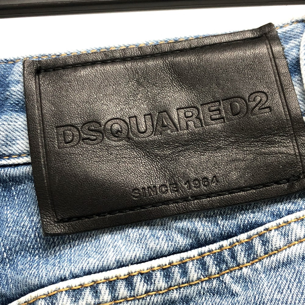 DSQUARED2 S75LB0808 ダメージ ジーンズ デニムパンツ ボトムス デニム アパレル デニムパンツ デニム レディース ブルー