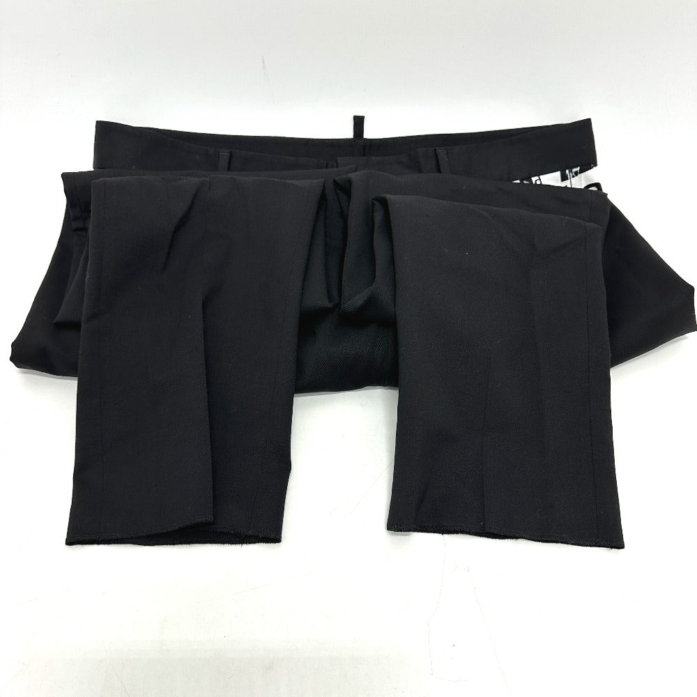 DSQUARED2 S74KB0236 パンクプリント ストレッチ アパレル パンツ ポリエステル メンズ ブラック