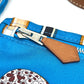 HERMES Silky City PM Crossbody Bag with Pouch, Shoulder Bag, Silk, Women's, Blue