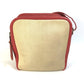 HERMES Victoria Square Shoulder Bag, Toile H, Women's, Beige