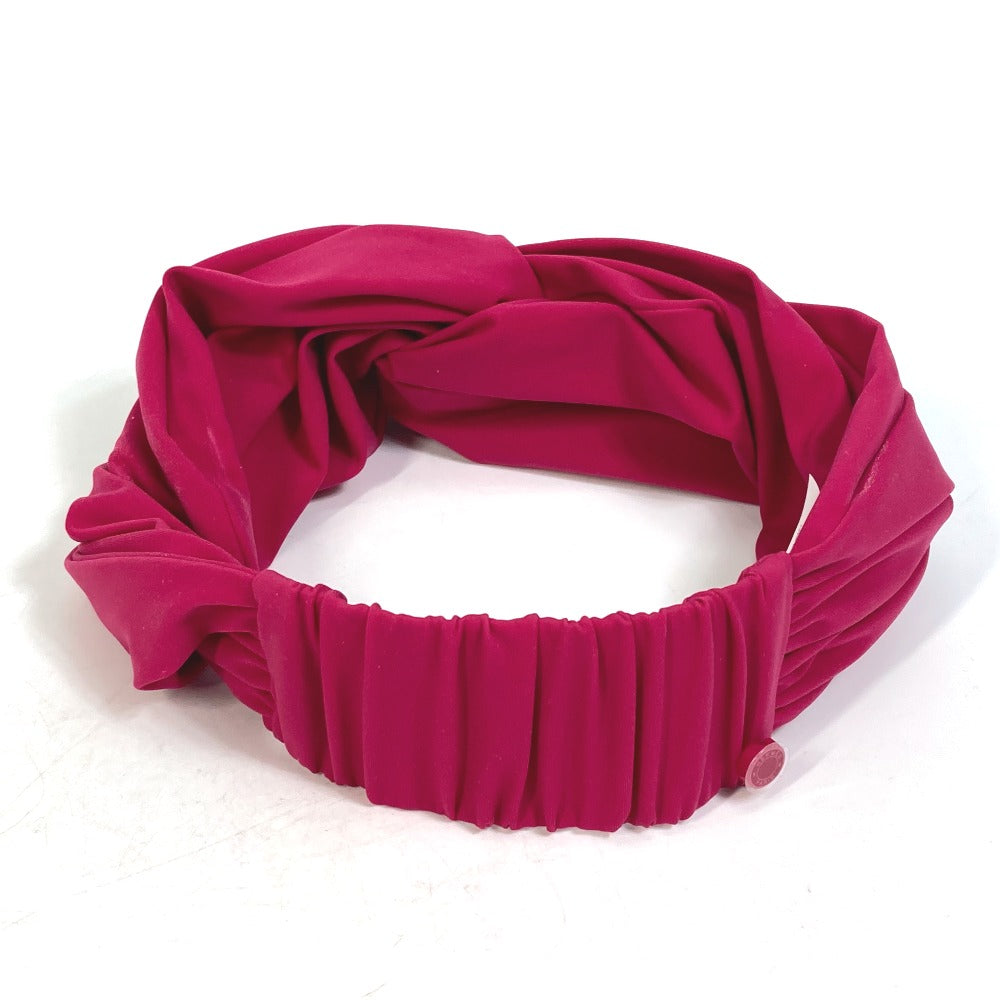 HERMES 2022 Model Eugenia Headband, Hair Accessory, Polyamide, Women's, Pink