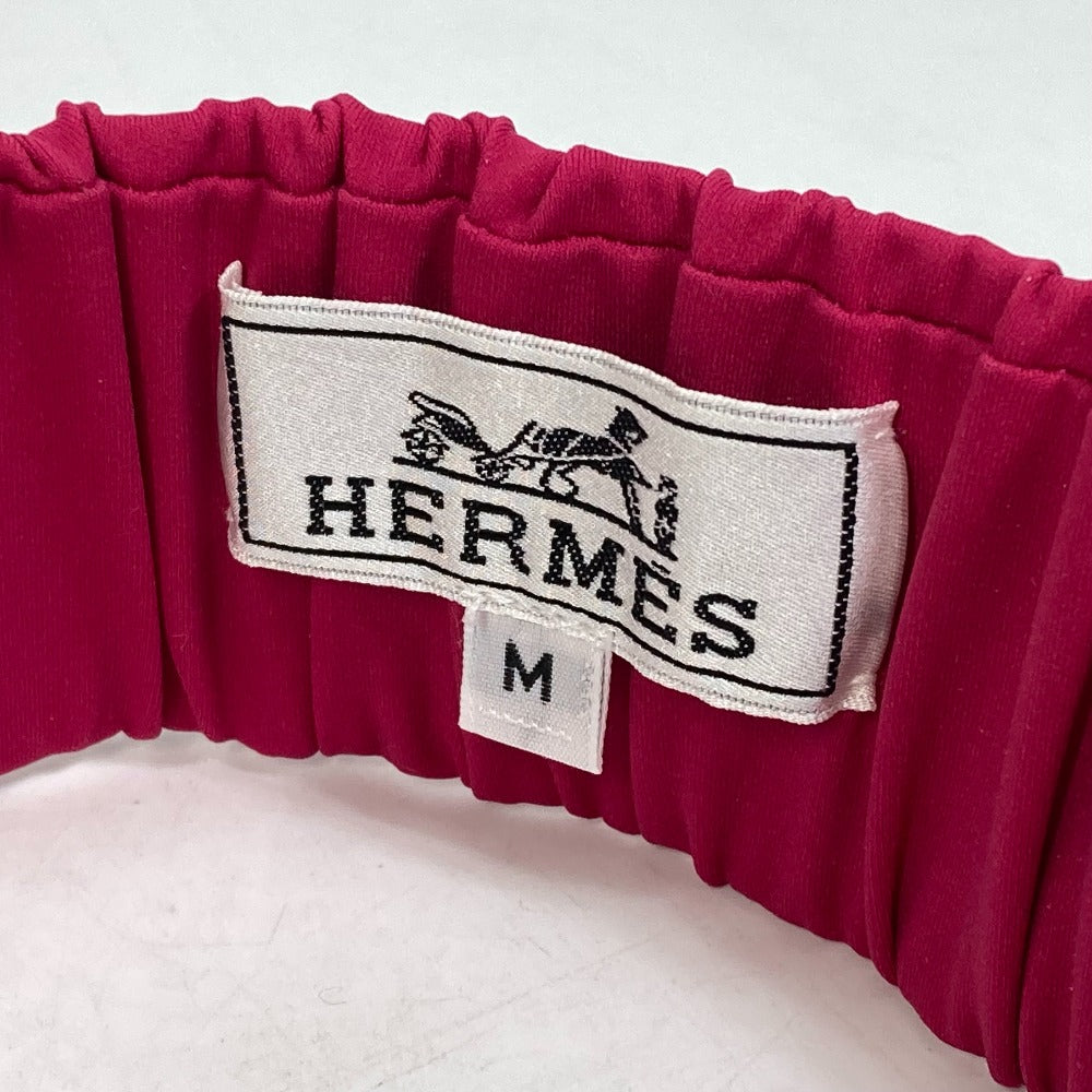HERMES 2022 Model Eugenia Headband, Hair Accessory, Polyamide, Women's, Pink