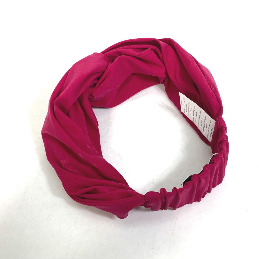 HERMES 2022 Model Eugenia Headband, Hair Accessory, Polyamide, Women's, Pink