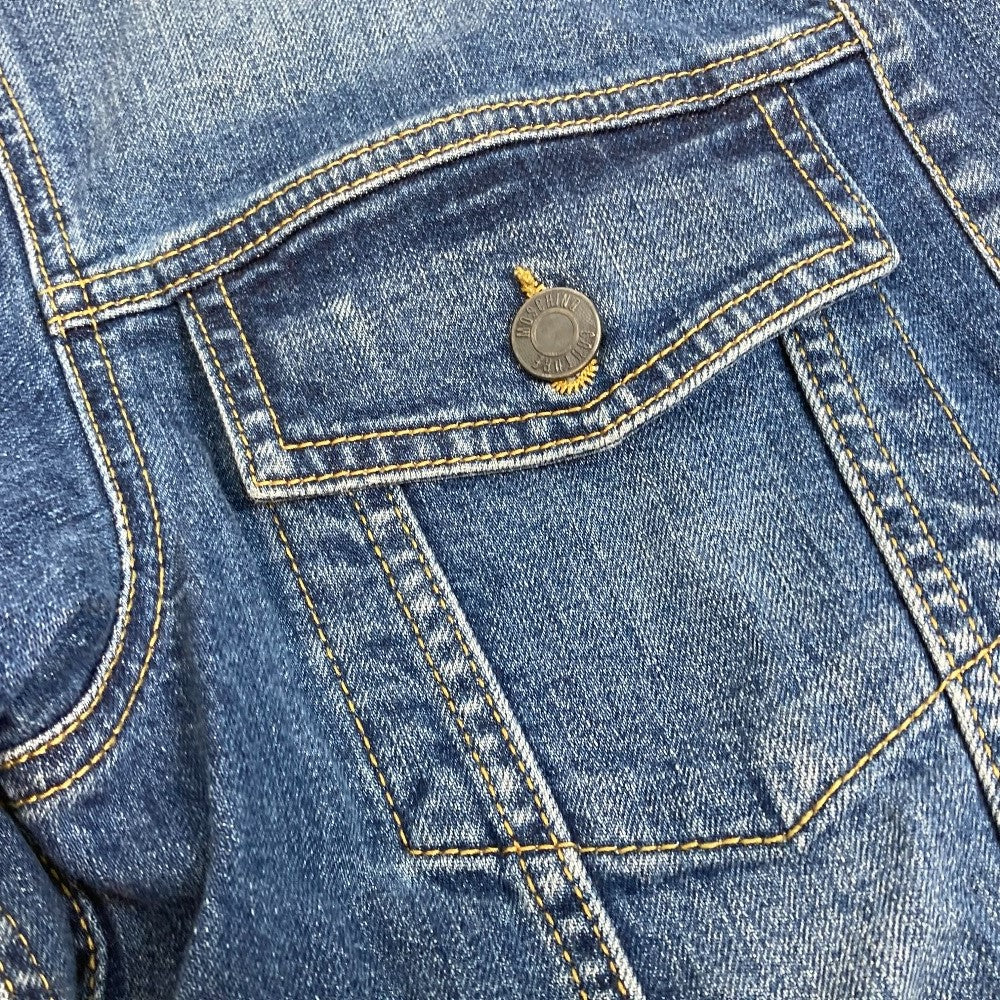 MOSCHINO Teddy Bear Apparel Outerwear Denim Jacket Denim Women's Blue