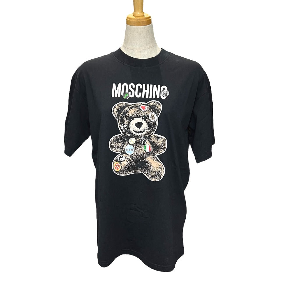 MOSCHINO テディベア アパレル 半袖 Tシャツ 半袖Ｔシャツ コットン レディース ブラック