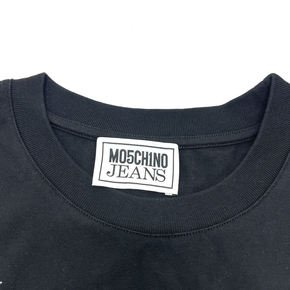 MOSCHINO 251K1A07113229 Moschino jeans Print apparel Short sleeve T-shirt cotton Black Used