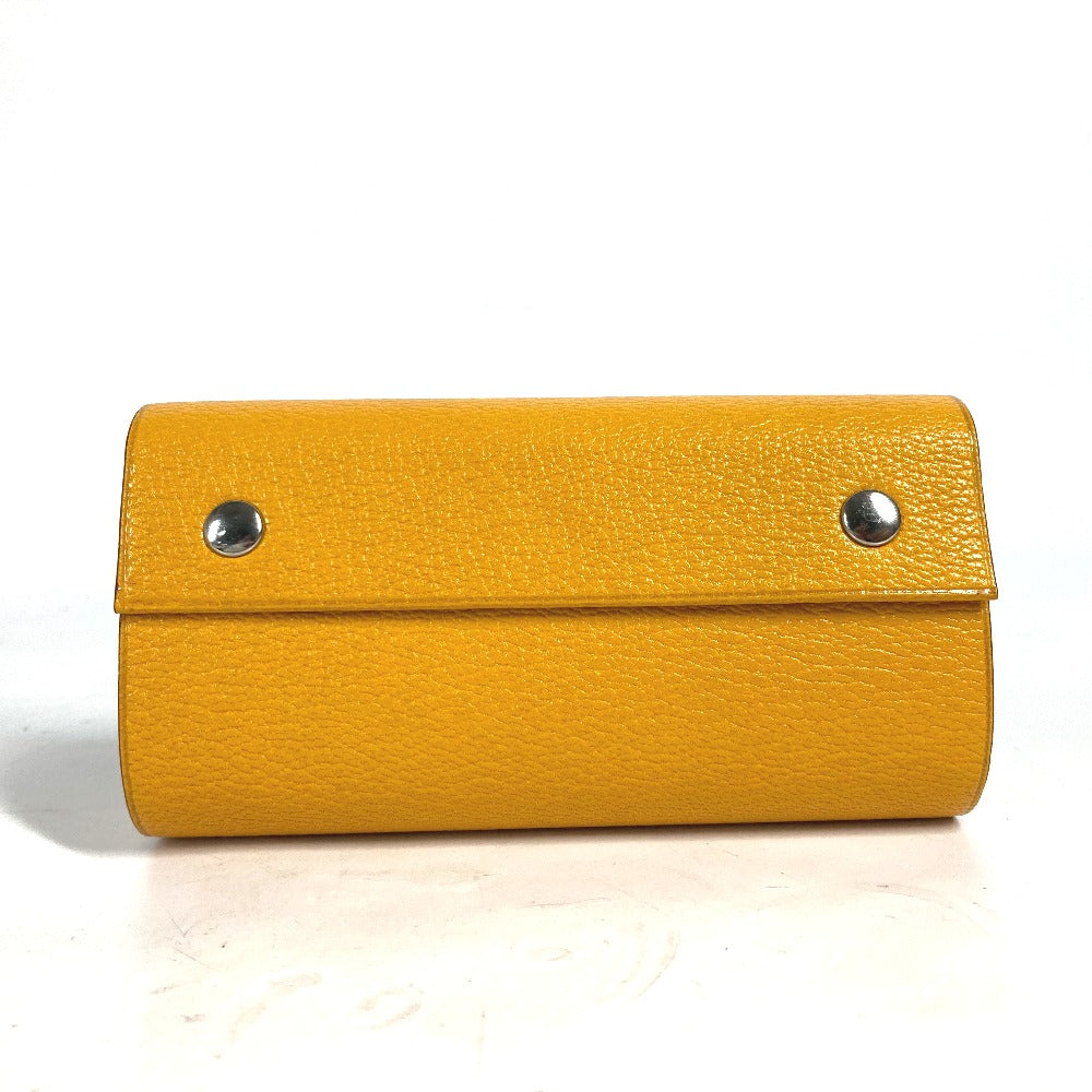 HERMES Roll Notebook, Cailler-Ruhle, Notepad, Stationery, Notebook, Leather, Unisex, Yellow