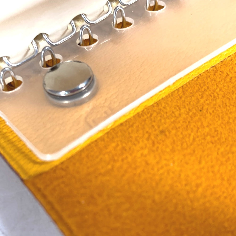HERMES Roll Notebook, Cailler-Ruhle, Notepad, Stationery, Notebook, Leather, Unisex, Yellow