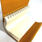 HERMES Roll Notebook, Cailler-Ruhle, Notepad, Stationery, Notebook, Leather, Unisex, Yellow
