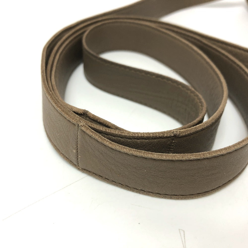 HERMES クルードセル ショルダーバッグ レザー レディース エトゥープ ブラウン