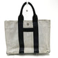 HERMES Sac Arne PM Handbag/Tote Bag Toile H Women's Gray