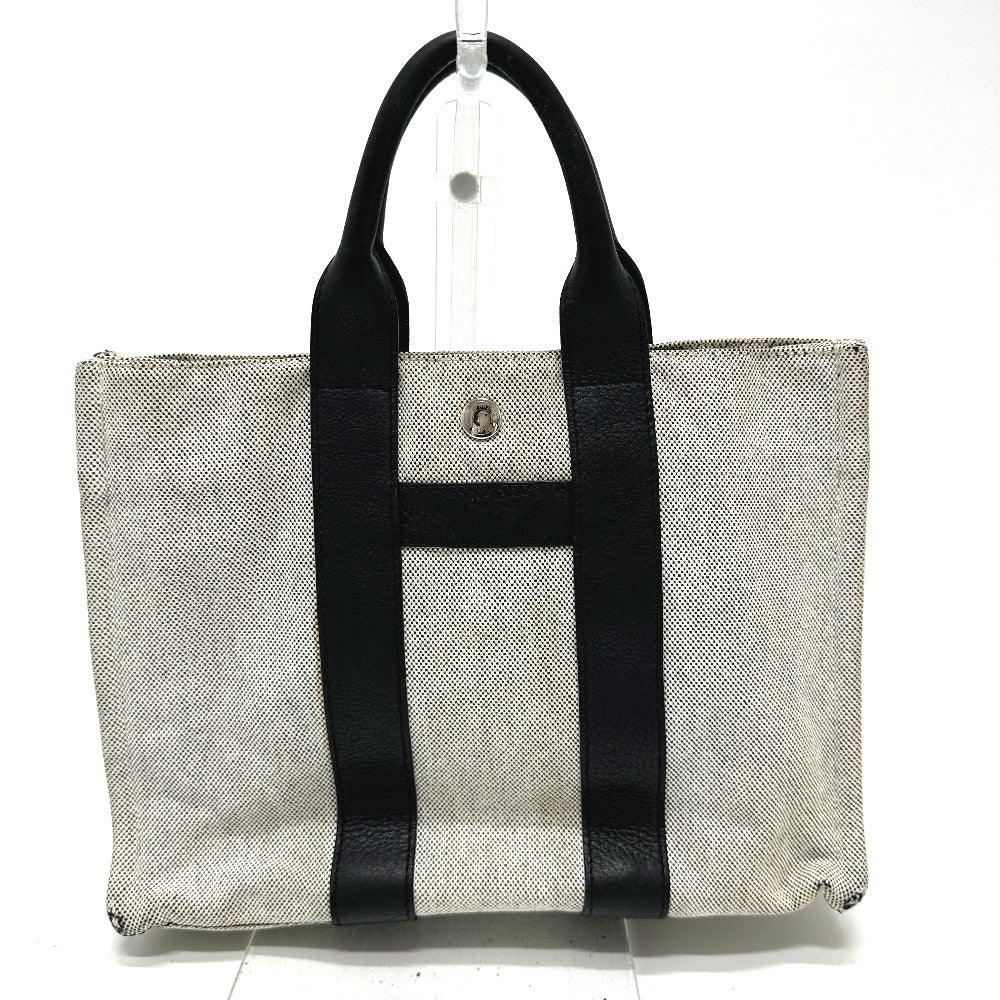 HERMES Sac Arne PM Handbag/Tote Bag Toile H Women's Gray
